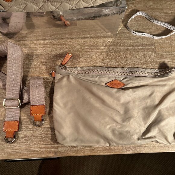 MZ Wallace Small Sutton Crossbody Bag in Cream - Picture 6 of 15